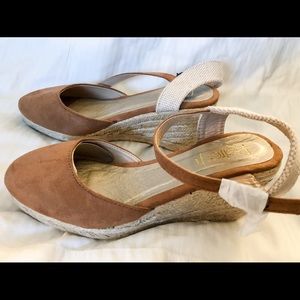 Espadrilles, dark tan
